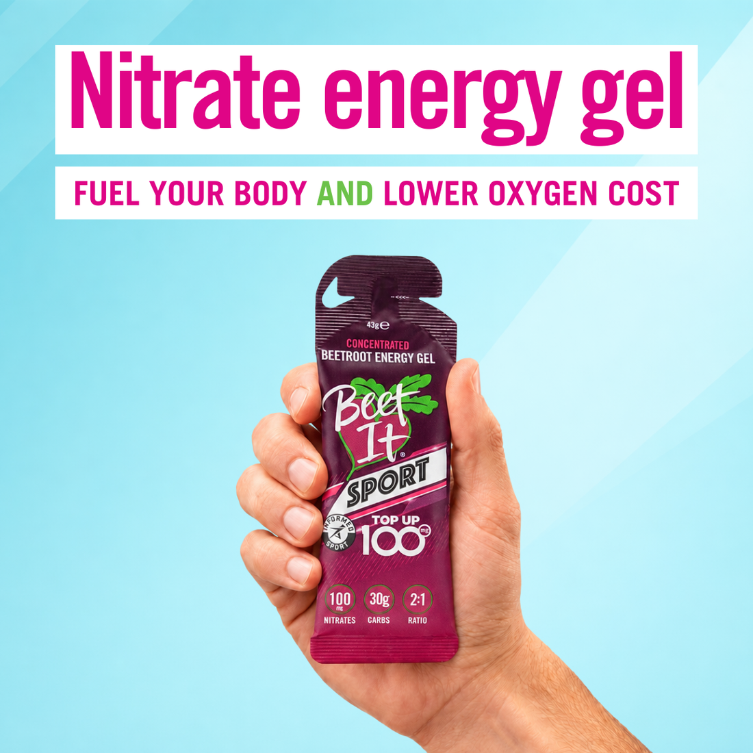 Beet It Sport Nitrate Energy Gel: The Smarter Energy Gel for Runners and Cyclists