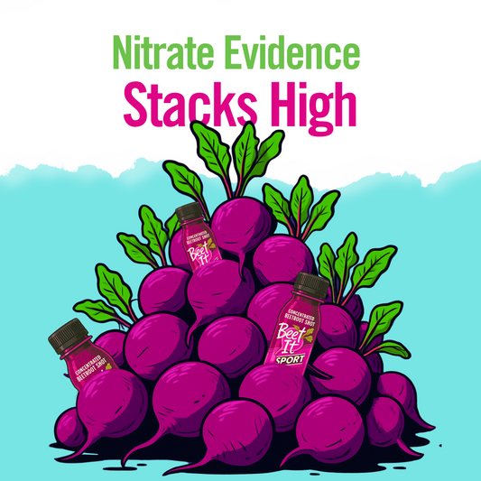 Beet Shot Evidence Stacks High: Landmark Review of 180 Studies Affirms Athletic Performance Benefits of Nitrate