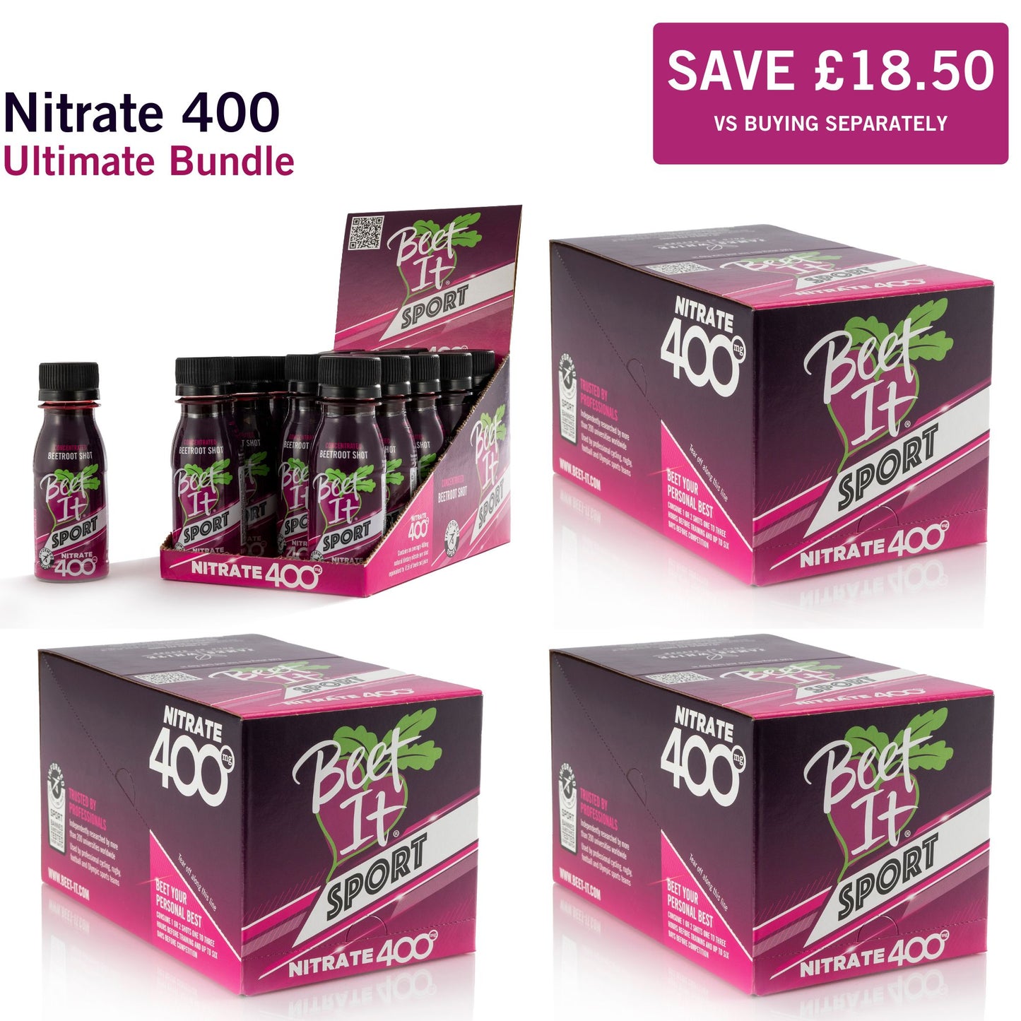 Nitrate 400 Ultimate Bundle - (4 cases / 60 Shots)