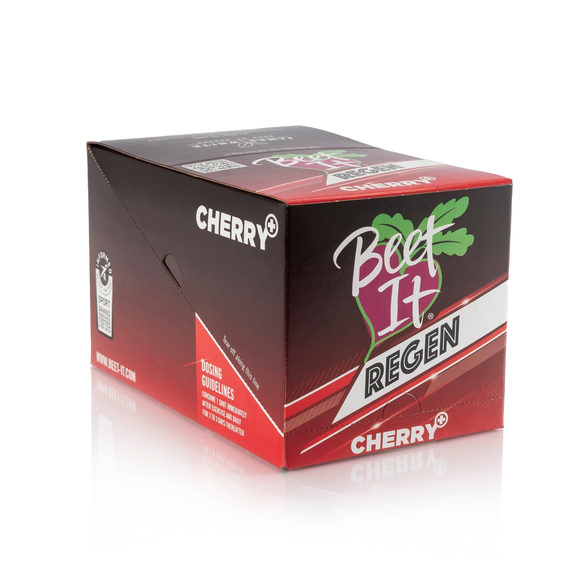 Beet It Regen Cherry+ Shot - Boost Recovery y rendimiento de resistencia atlética (paquete de 15 x 70 ml Beet It Regen Cherry+ Shot - Boost Recovery y rendimiento de resistencia atlética (paquete de 15 x 70 ml