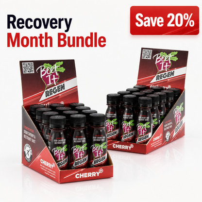 Recovery Month Bundle (Beet It Regen Cherry+ Two 15-Shot Packs)